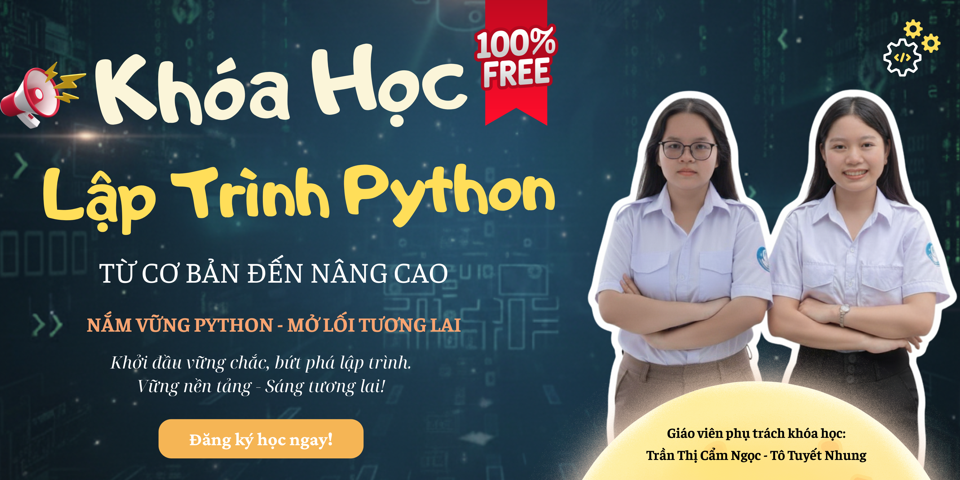 Khóa học giúp bạn làm chủ kiến thức lập trình Python từ cơ bản đến nâng cao!